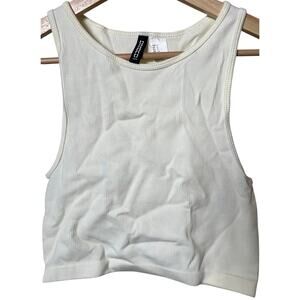 Divided By H&M Women White Top Size Small Essential